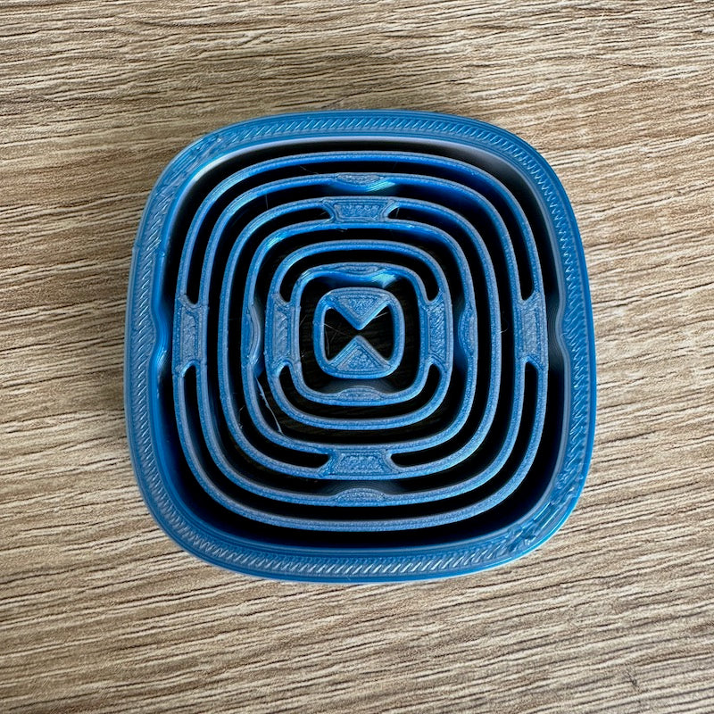 3D Printed Air Spinner Blue/Rose Gold