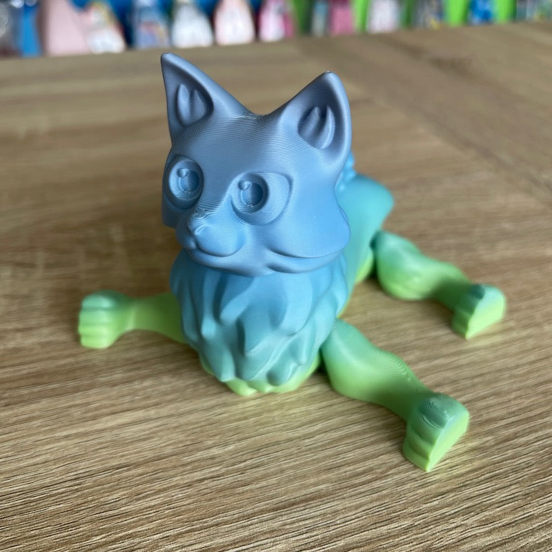 3D Printed Articulated Kitty