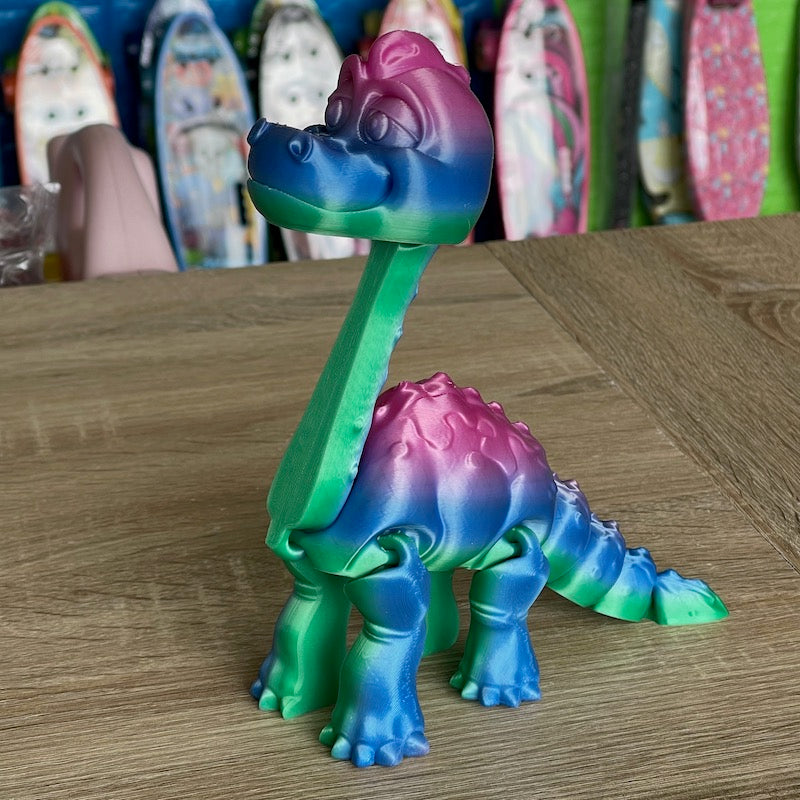 3D Printed Brachiosaurus Multicolour SILK