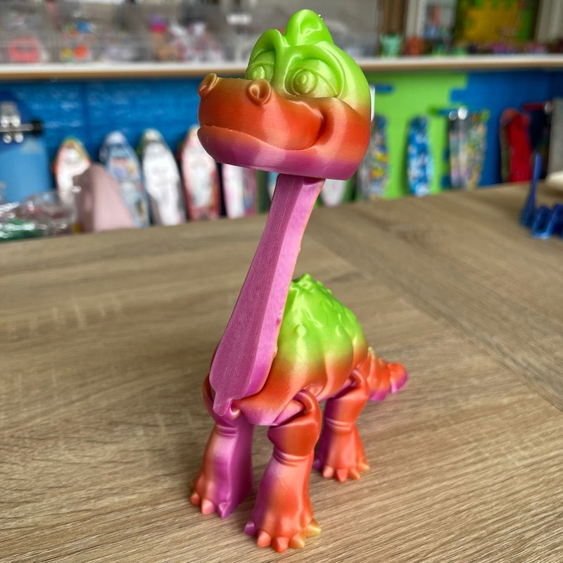 3D Printed Brachiosaurus Multicolour SILK