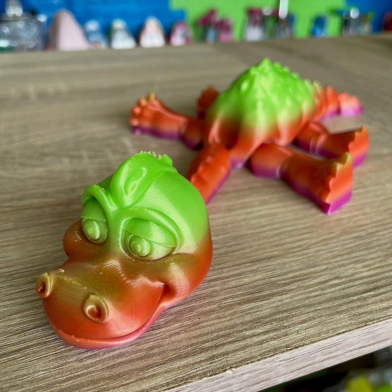 3D Printed Brachiosaurus Multicolour SILK