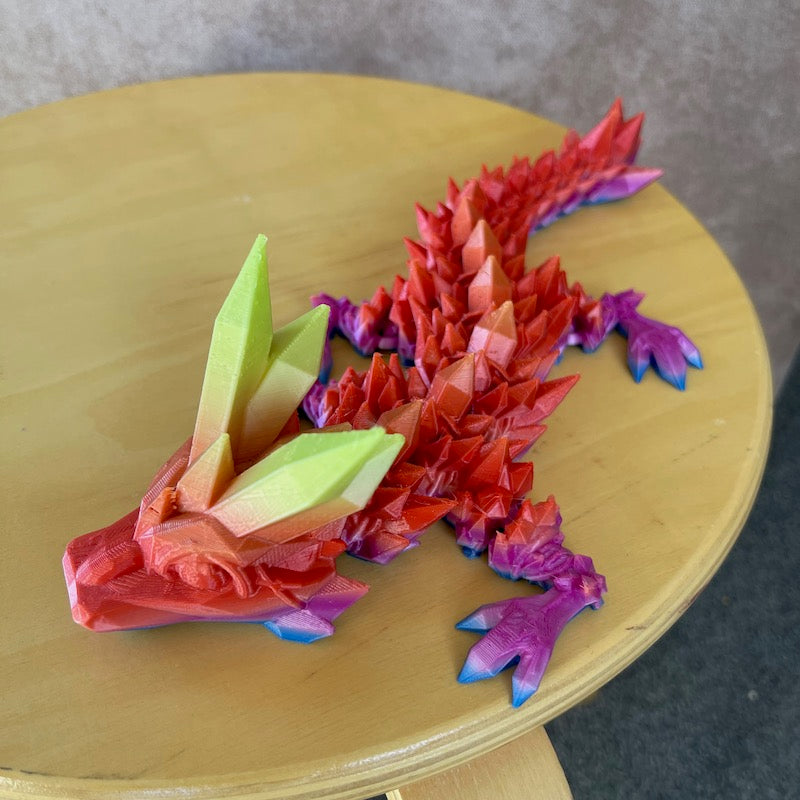 3D Printed Crystal Dragon