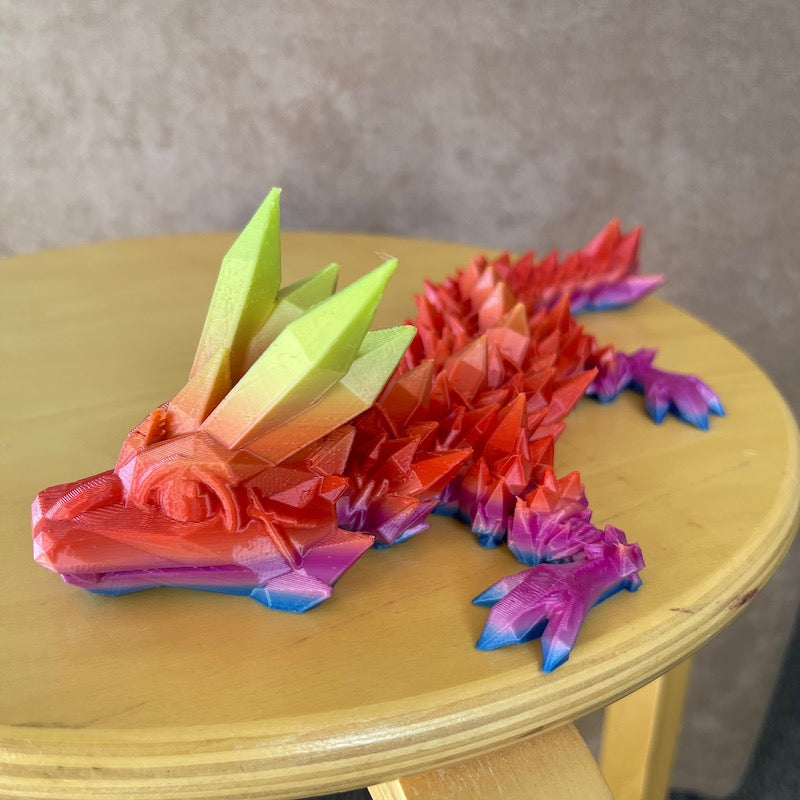 3D Printed Crystal Dragon