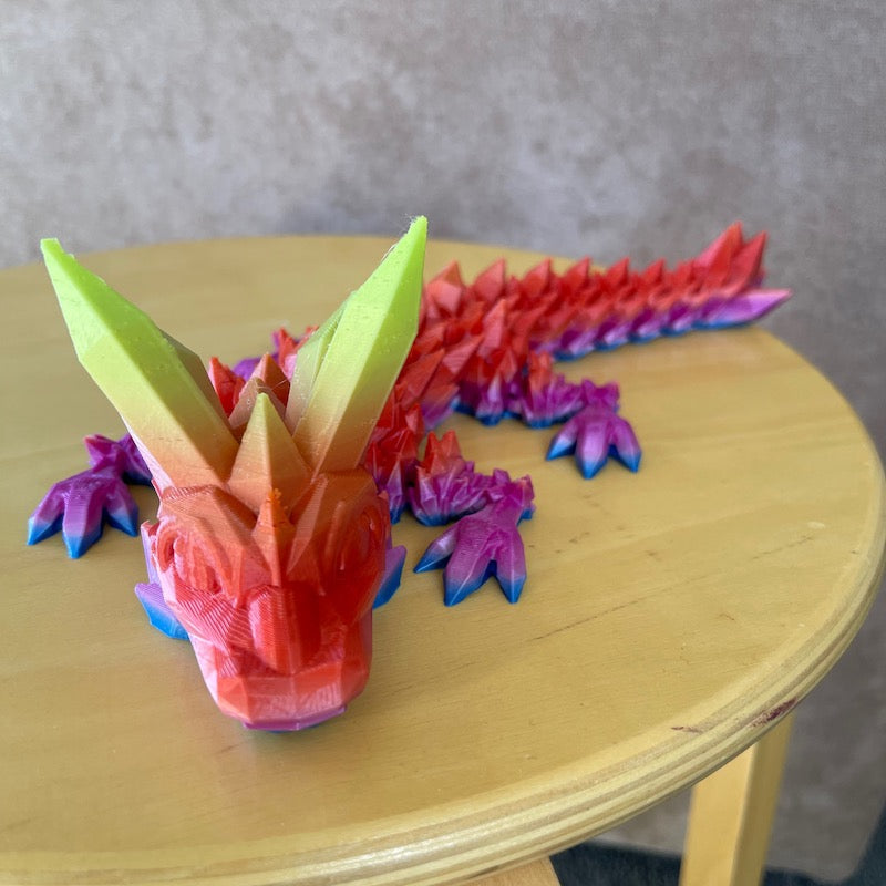 3D Printed Crystal Dragon