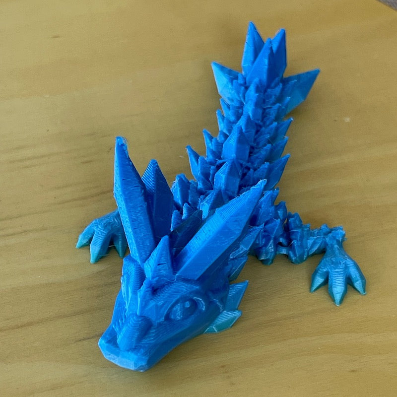 3D Printed Crystal Dragon Tadling