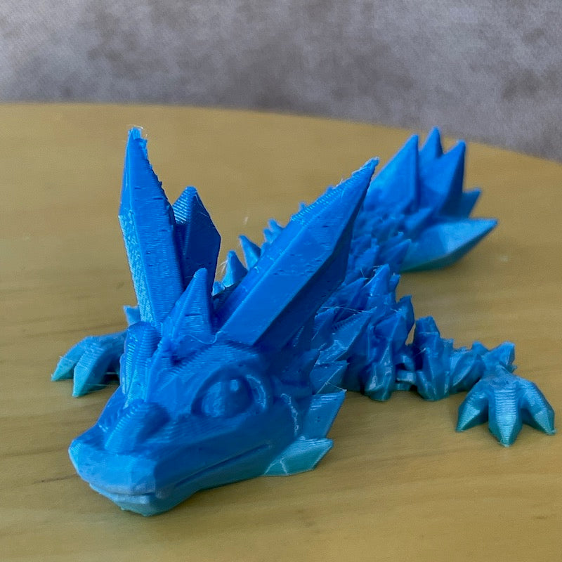 3D Printed Crystal Dragon Tadling