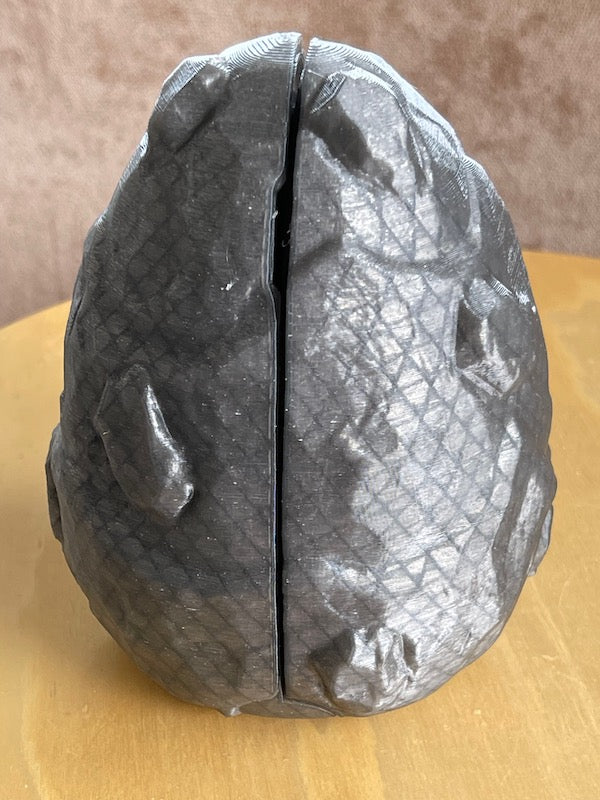 3D Printed Printed Glow in the Dark Dragons Egg with mini Dragon