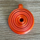 3D Printed Gyroscope for Keychain Orange