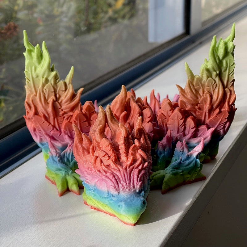 3D Printed Phoenix Dragon
