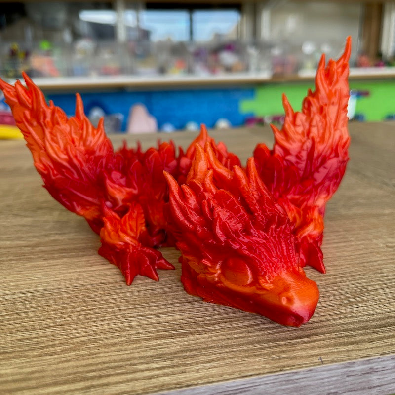 3D Printed Phoenix Dragon Fire
