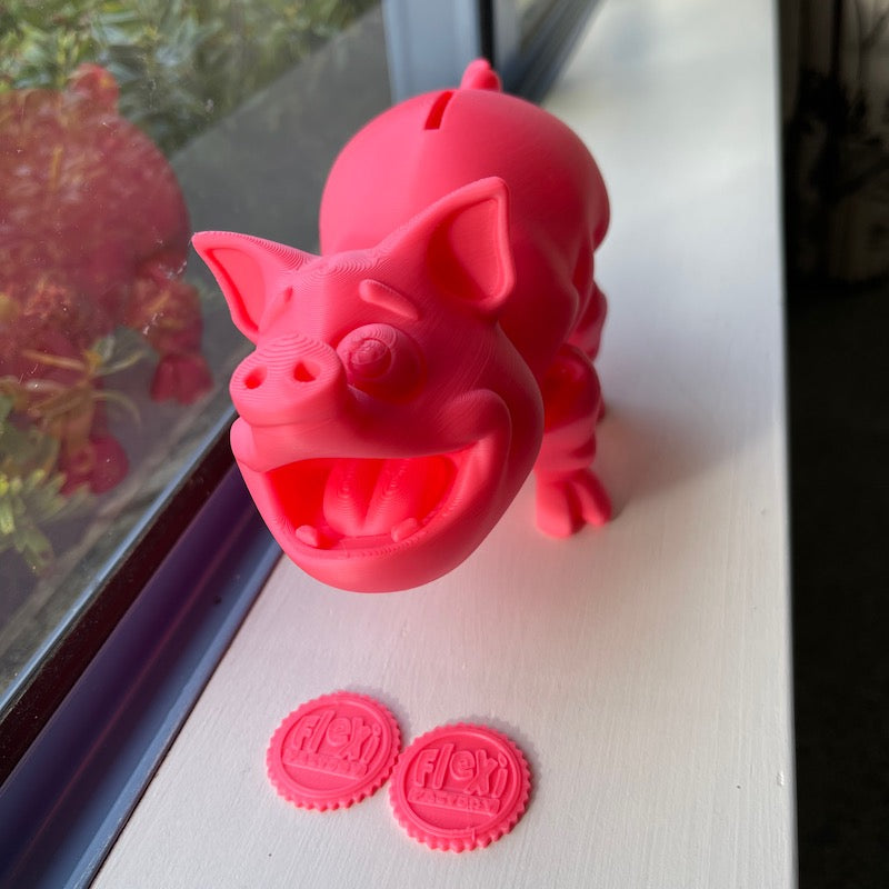 3D Printed Piggy Bank