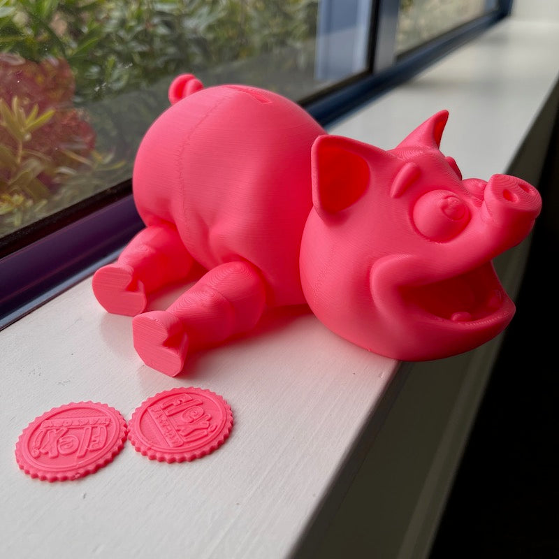 3D Printed Piggy Bank
