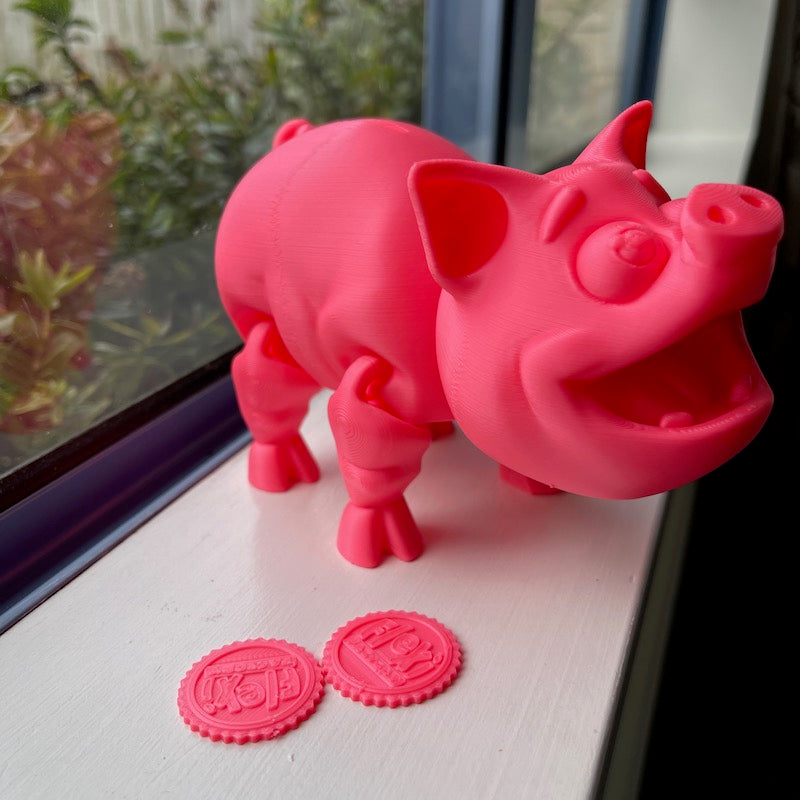 3D Printed Piggy Bank