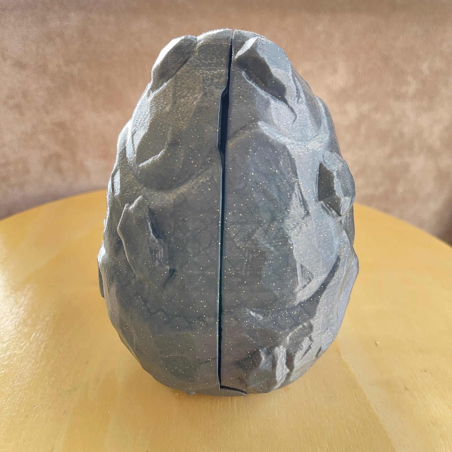 3D Printed Printed Dragons Egg with mini Glow in the Dark Dragon