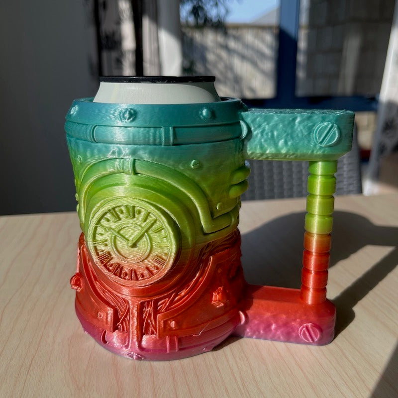 3D Printed Steampunk Can Holder Multicolour
