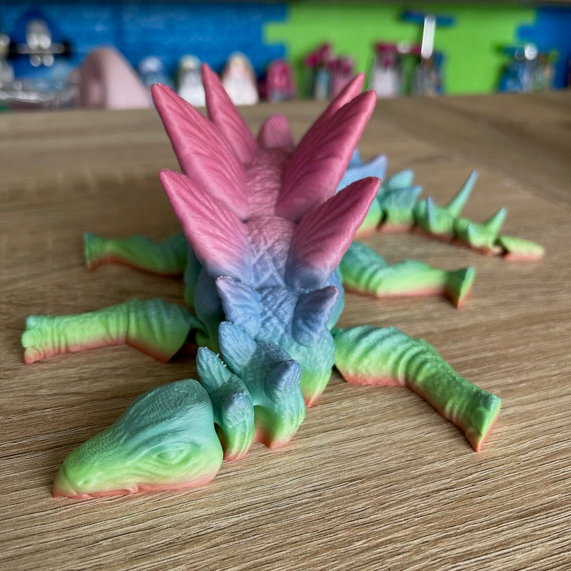 3D Printed Stegosaurus Multicolour