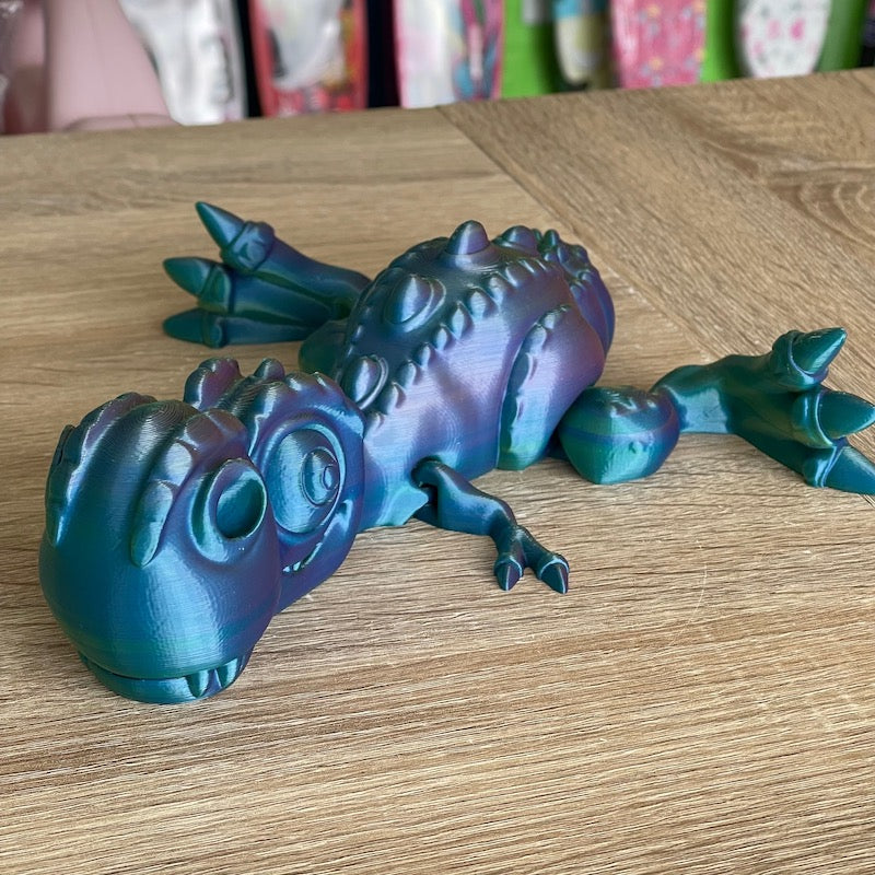 3D Printed T Rex Tricolour Silk Large