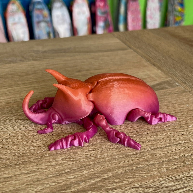 3D Printed Unicorn Beetle