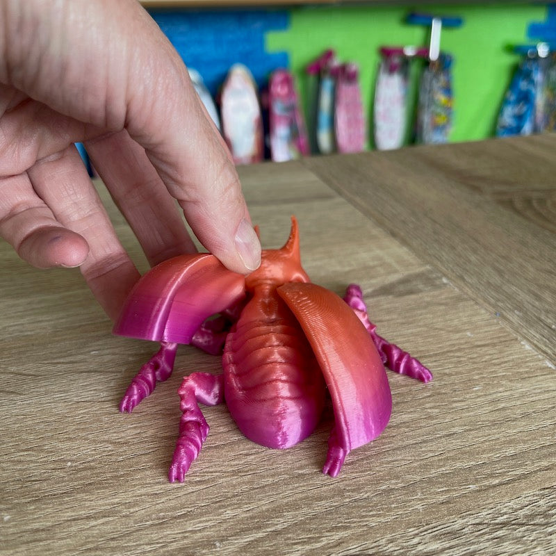 3D Printed Unicorn Beetle