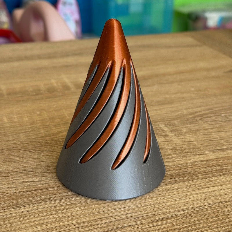 3D Printed Spiral Cone Fidget Toy