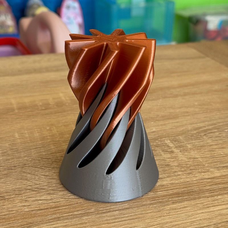 3D Printed Spiral Cone Fidget Toy