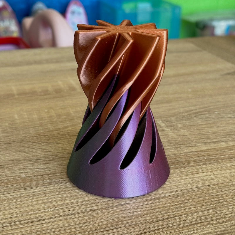 3D Printed Spiral Cone Fidget Toy