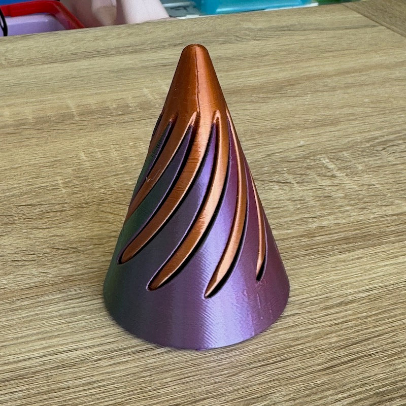 3D Printed Spiral Cone Fidget Toy
