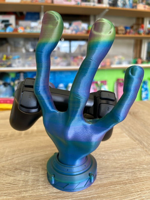 3D Printed 4 Finger Alien Hand Controller Holder