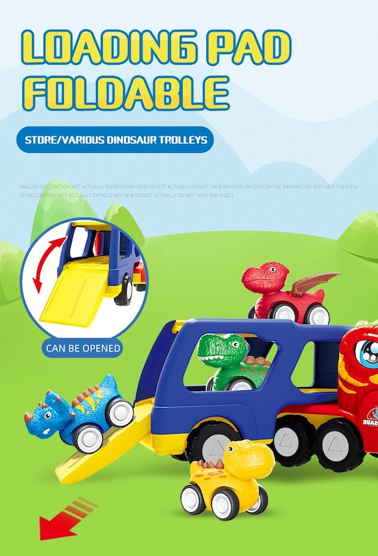 Double Decker Dinosaur Cars
