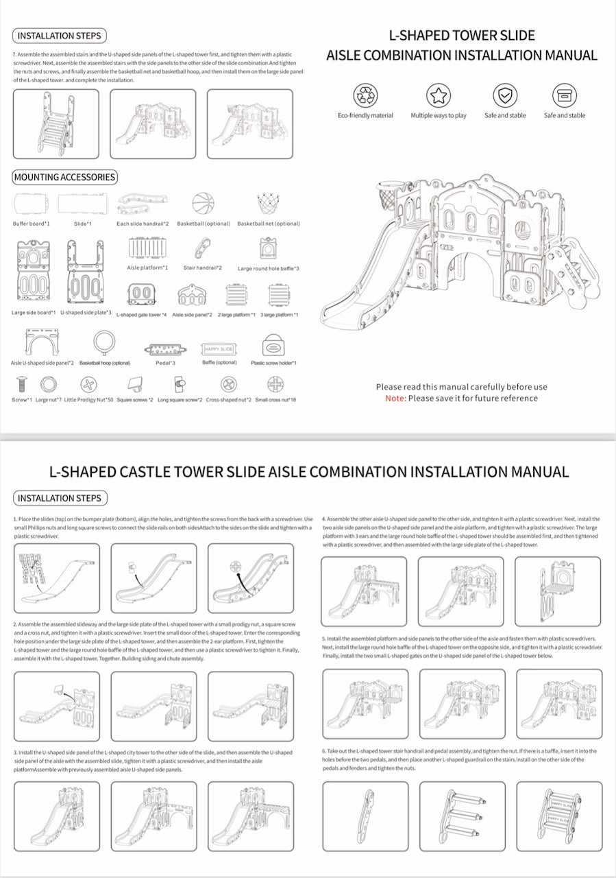 New Fort Slide Playset