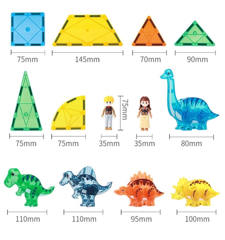Magnetic Tiles Dino Zone