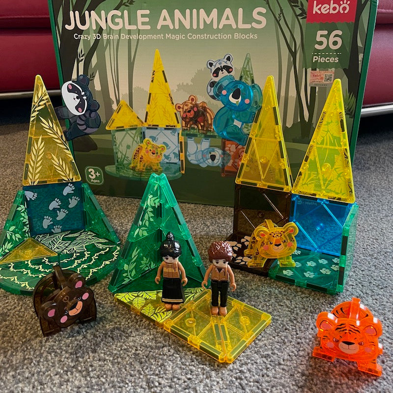Magnetic Tiles Jungle Animals