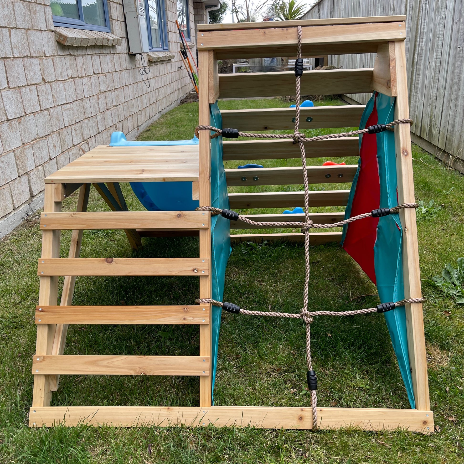 Outdoor Climber with Slide