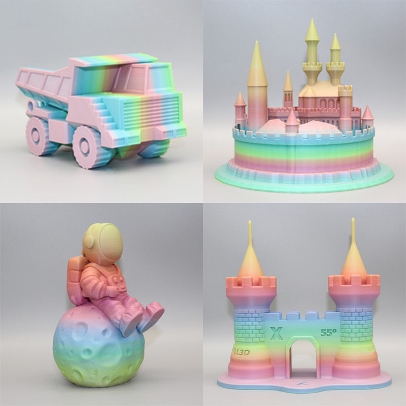 PLA 3D Printer Filament Matte Rainbow