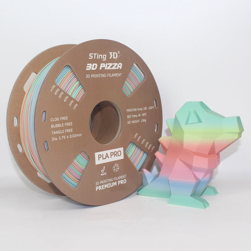 PLA 3D Printer Filament Matte Rainbow