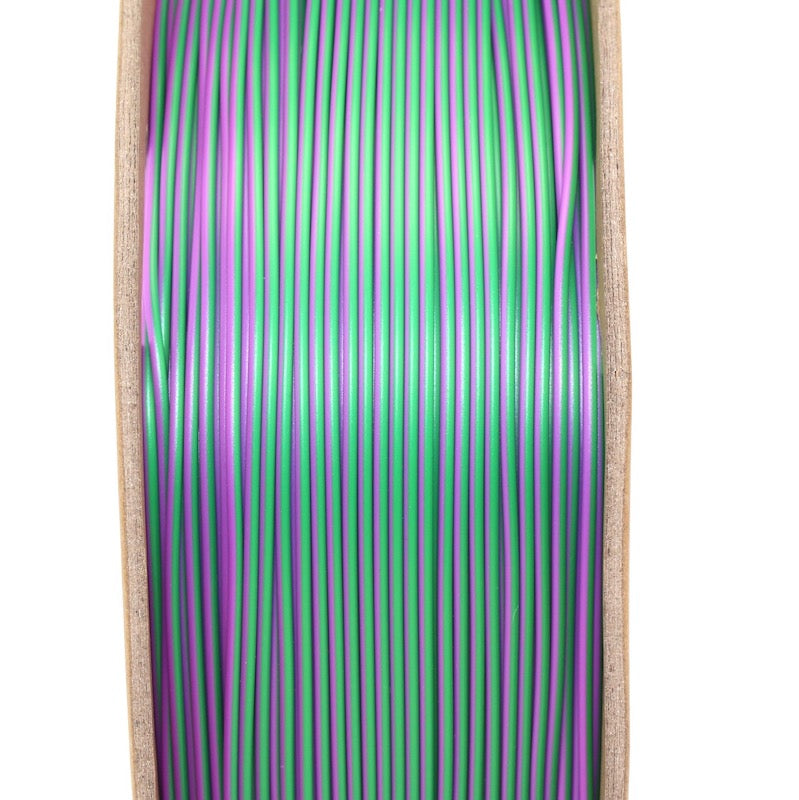 PLA 3D Printer Filament SILK Red, Green, Purple