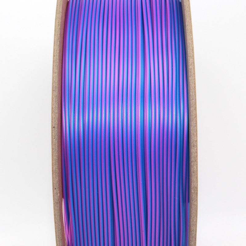 PLA 3D Printer Filament SILK Blue, Yellow, Purple
