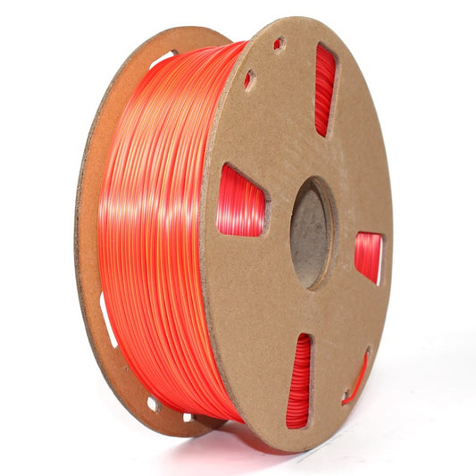 PLA 3D Printer Filament SILK Dual Colour Red + Yellow