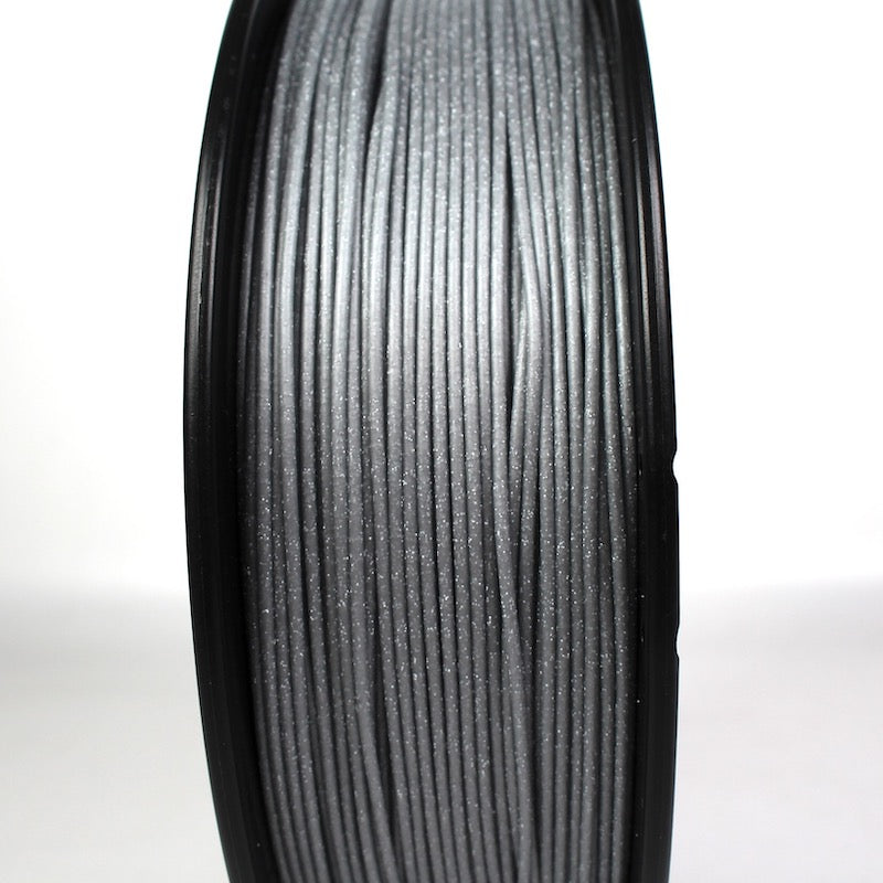 PLA Pro 3D Printer Filament Silver with White Glitter