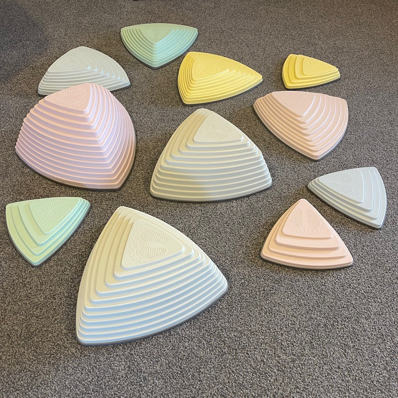 Pastel Balance Stepping Stones