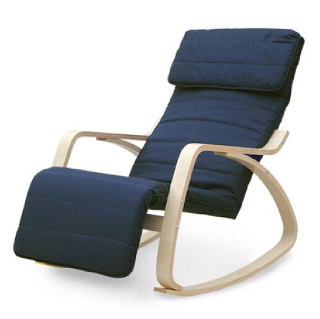 Rocking Chair with Reclining Footrest.