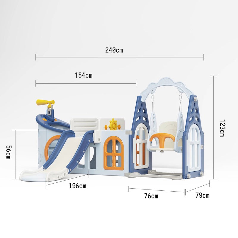 New Ship Slide Playset with Swing