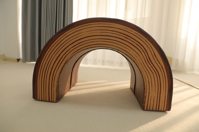 Soft Play 2 Piece Log Tunnel Set