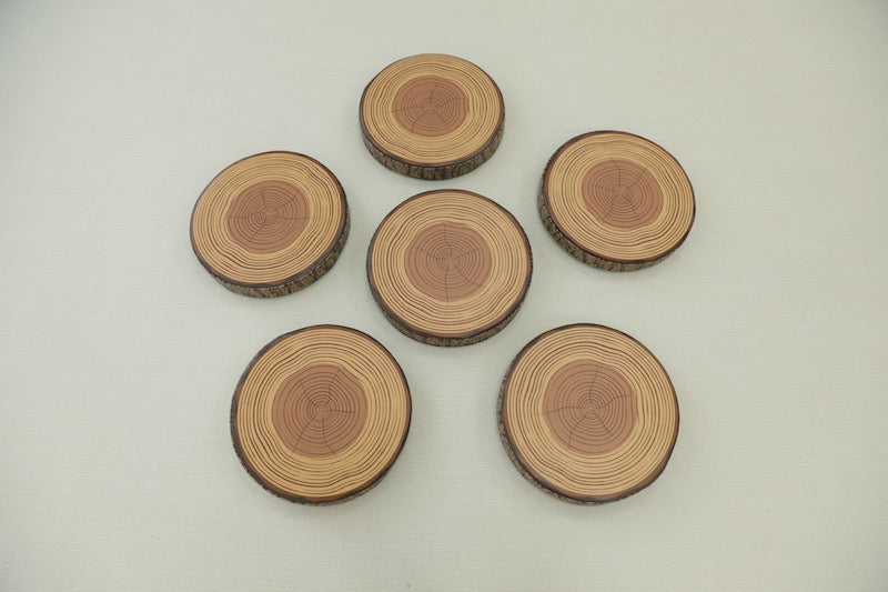 Soft Play 6 Piece Log Round Cushions