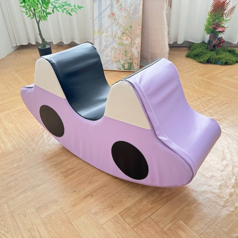 Soft Play Cute Car Rocker - Purple Value