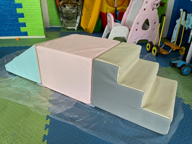 Soft Play Stairs Platform Ramp Pink Centre