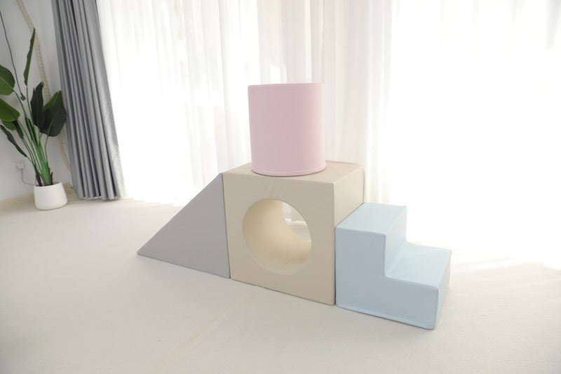 Soft play step, slide and roll