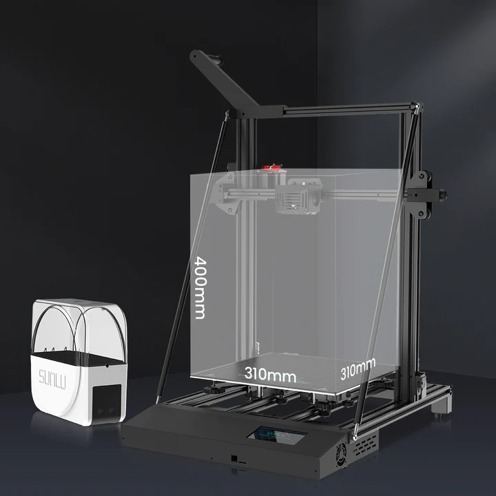 SUNLU S9+ 3D Printer, Connected with Filament Dryer S1