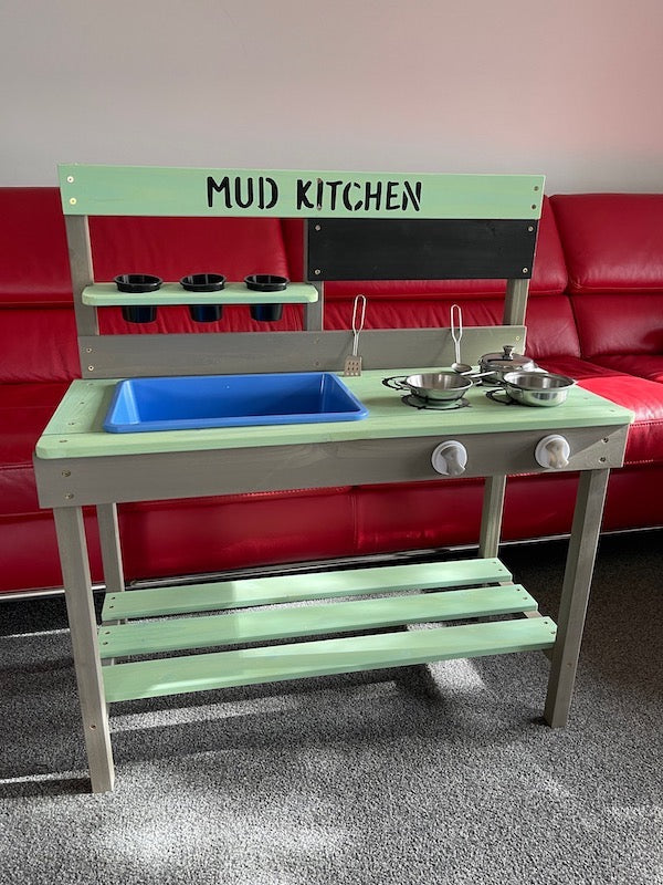 Wooden Kids Kitchen - Assembled. PICK UP ONLY