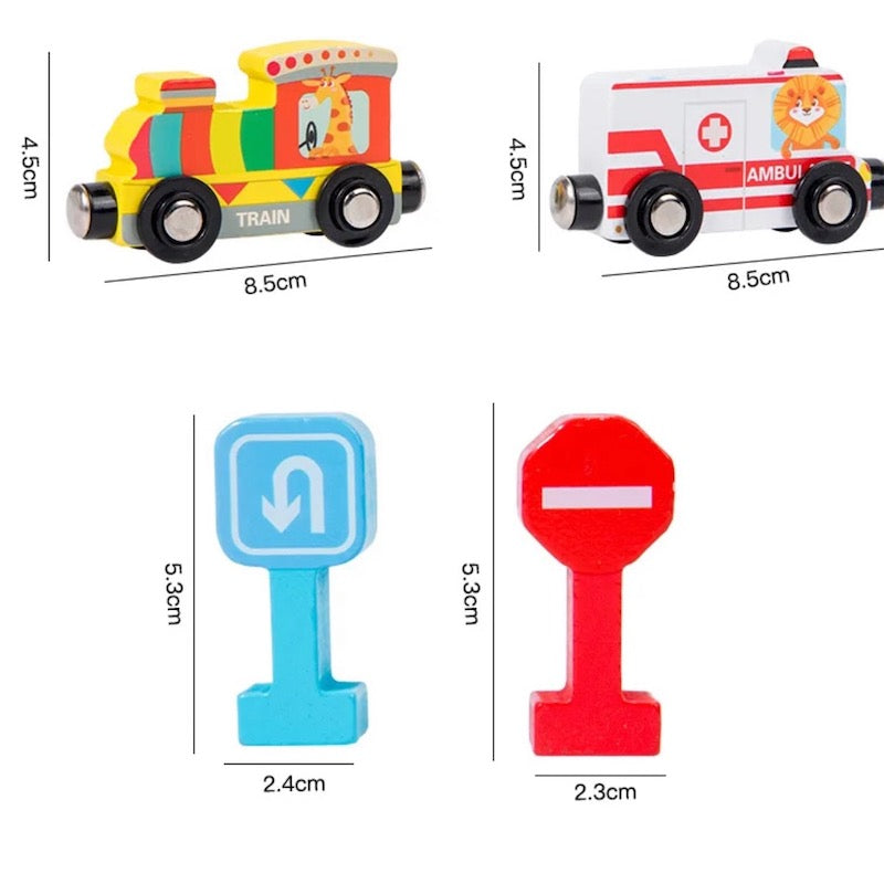 Wooden Magnetic Transport Set